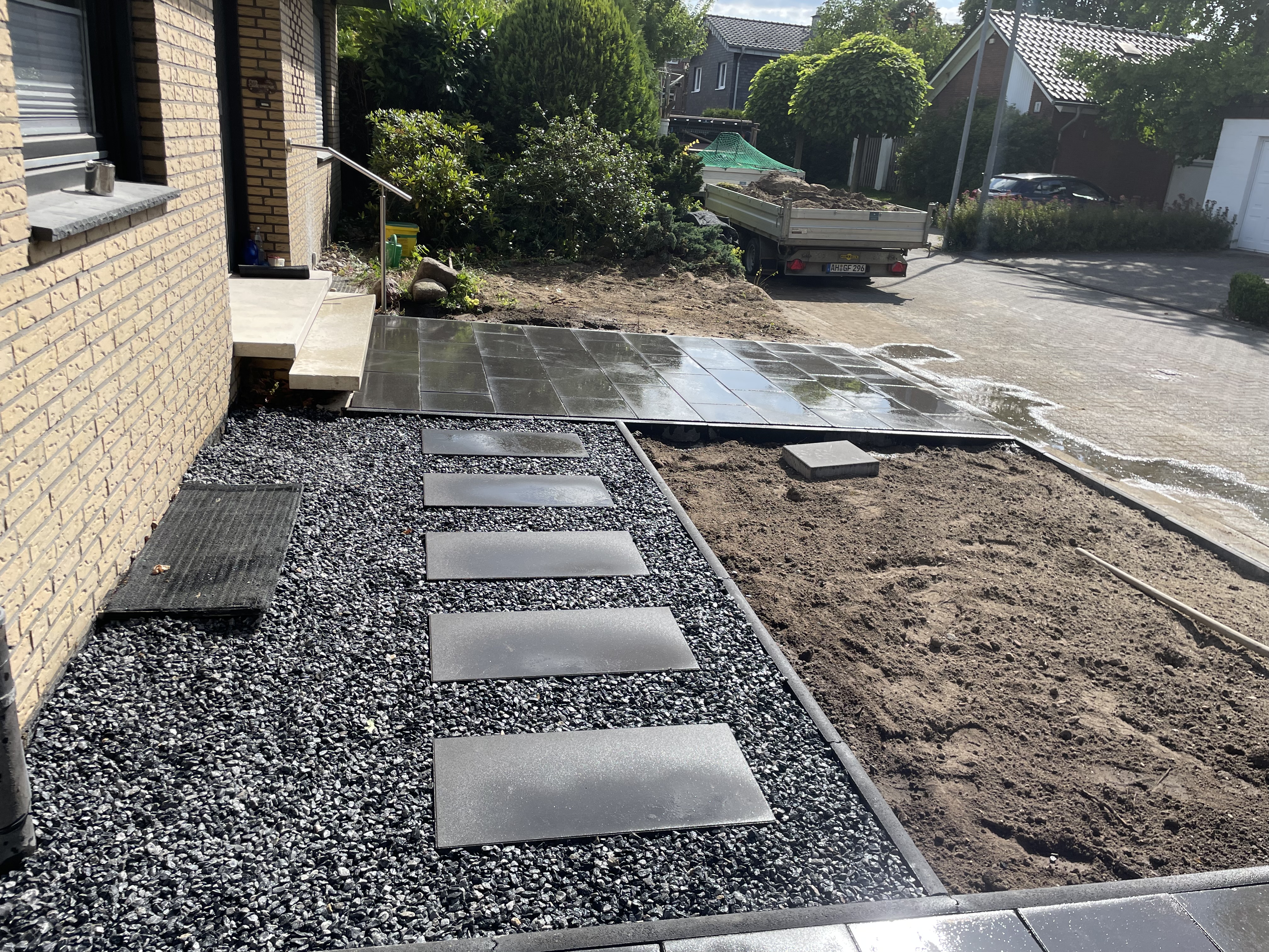 Moderne Pflasterarbeiten , coesfeld